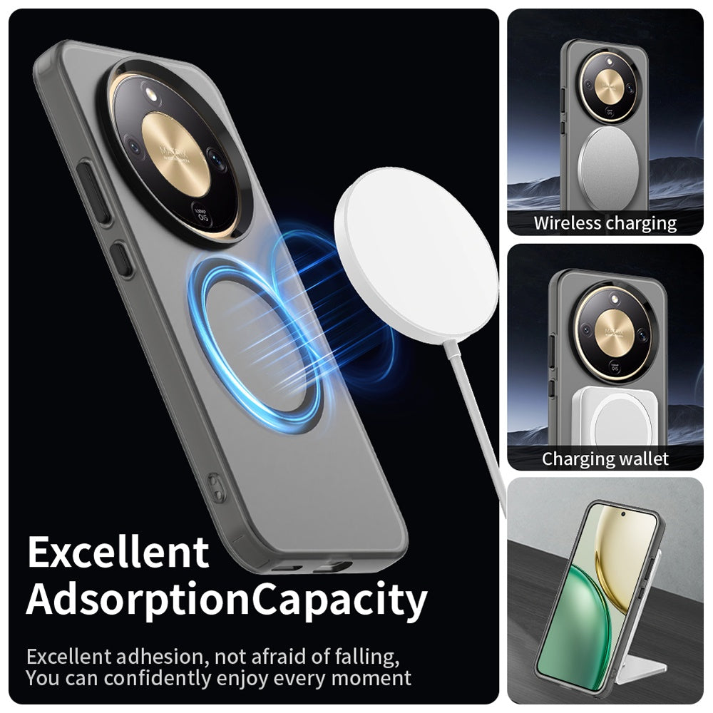 Futrola MagSafe za Honor Magic8 Lite, Techsuit, CandyCase, Crna