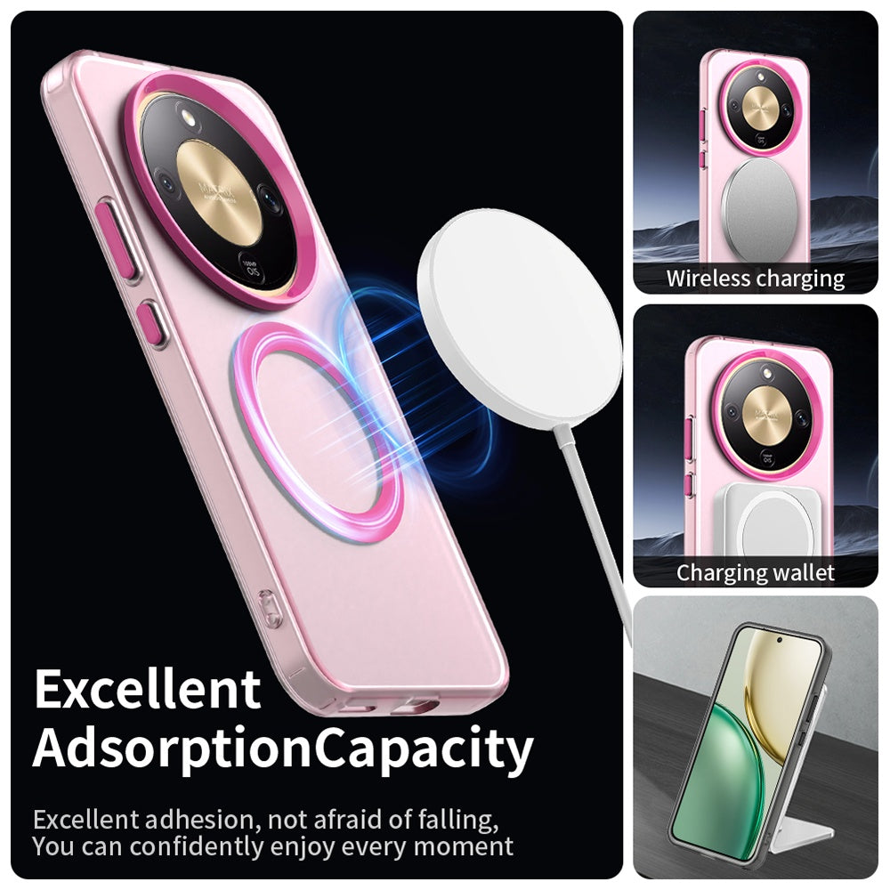 Futrola MagSafe za Honor Magic8 Lite, Techsuit, CandyCase, Roze