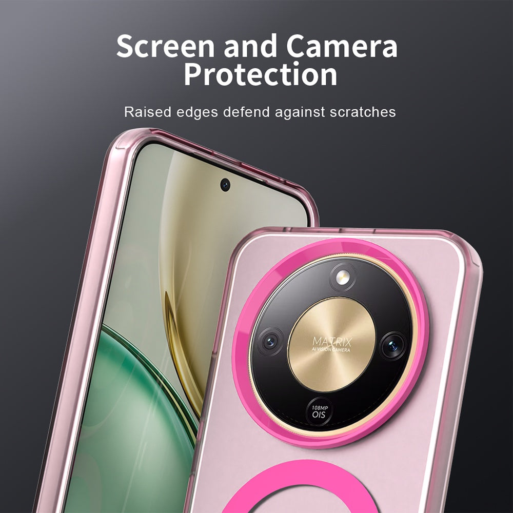 Futrola MagSafe za Honor Magic8 Lite, Techsuit, CandyCase, Roze