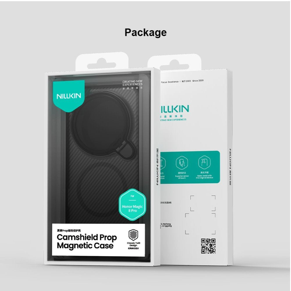 MagSafe futrola za Honor Magic8 Pro, Nillkin, CamShield Prop, Crna