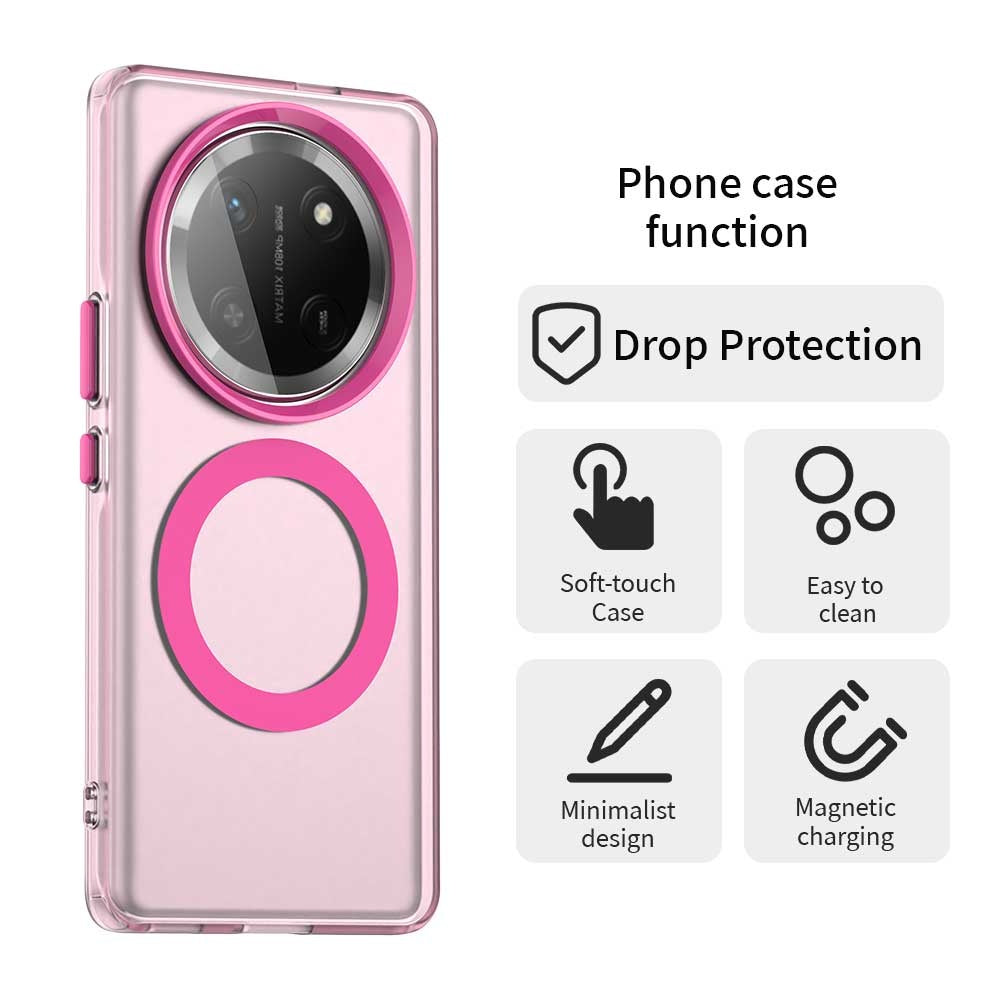 MagSafe futrola za Honor X9c / Magic7 Lite, Techsuit, CandyCase, Roze