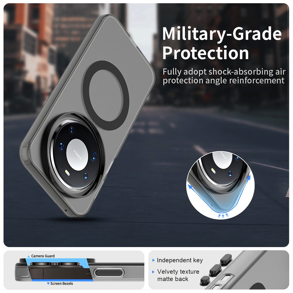 Futrola MagSafe za Huawei Mate 80 Pro, Techsuit, CandyCase, Crna