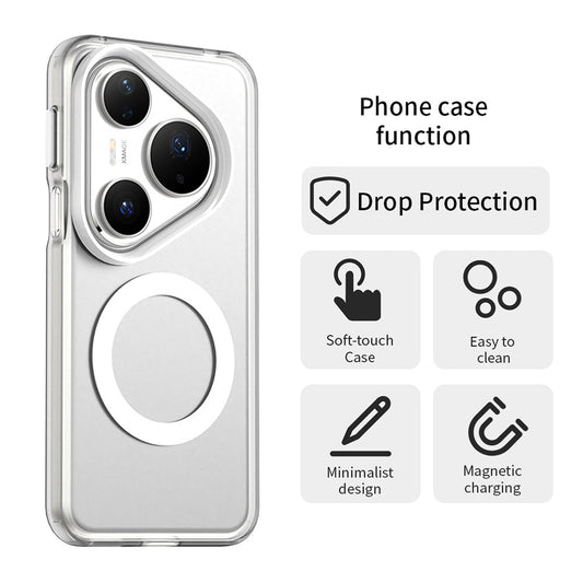MagSafe futrola za Huawei Pura 80 Pro, Techsuit, CandyCase, Bela