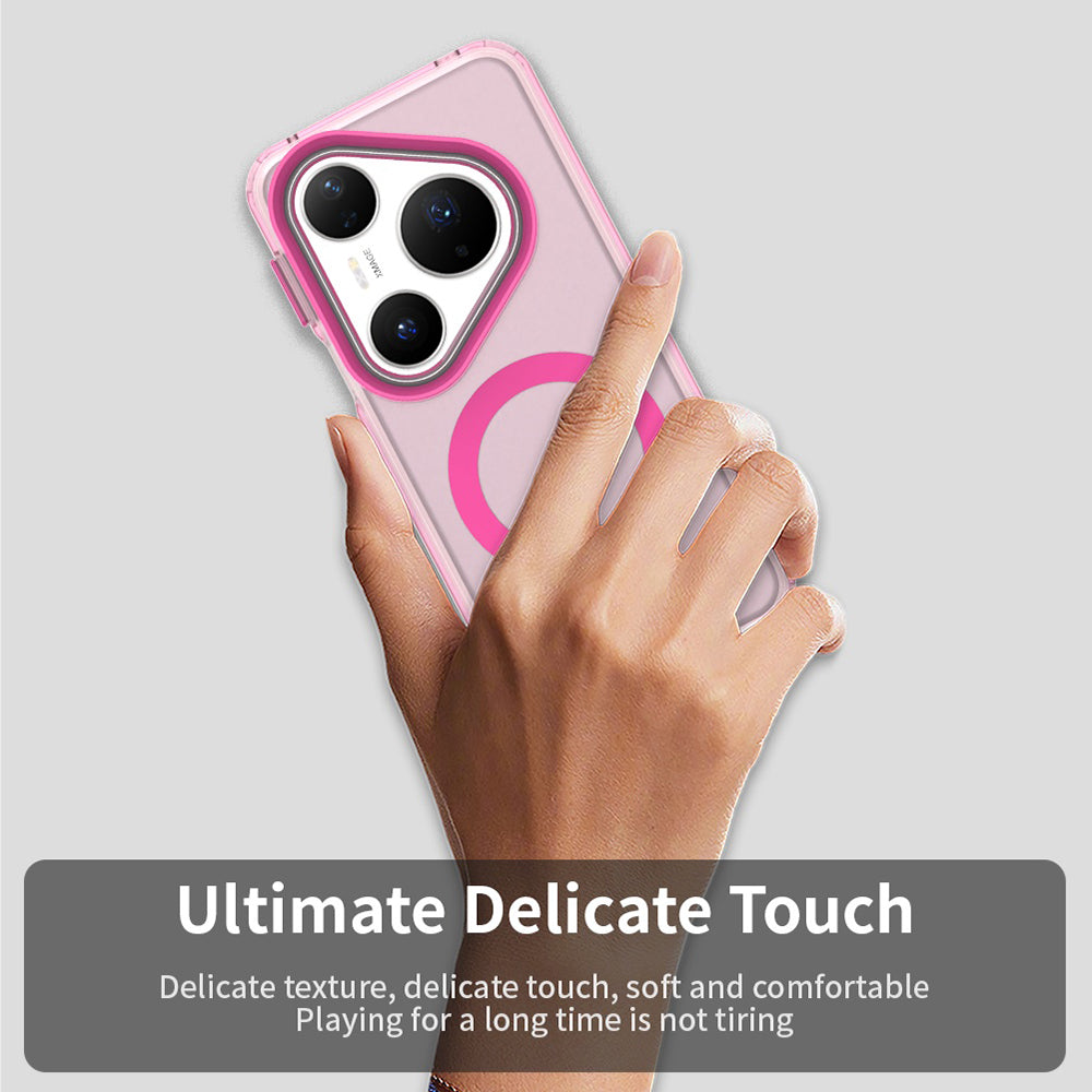 MagSafe futrola za Huawei Pura 80 Pro, Techsuit, CandyCase, Roze