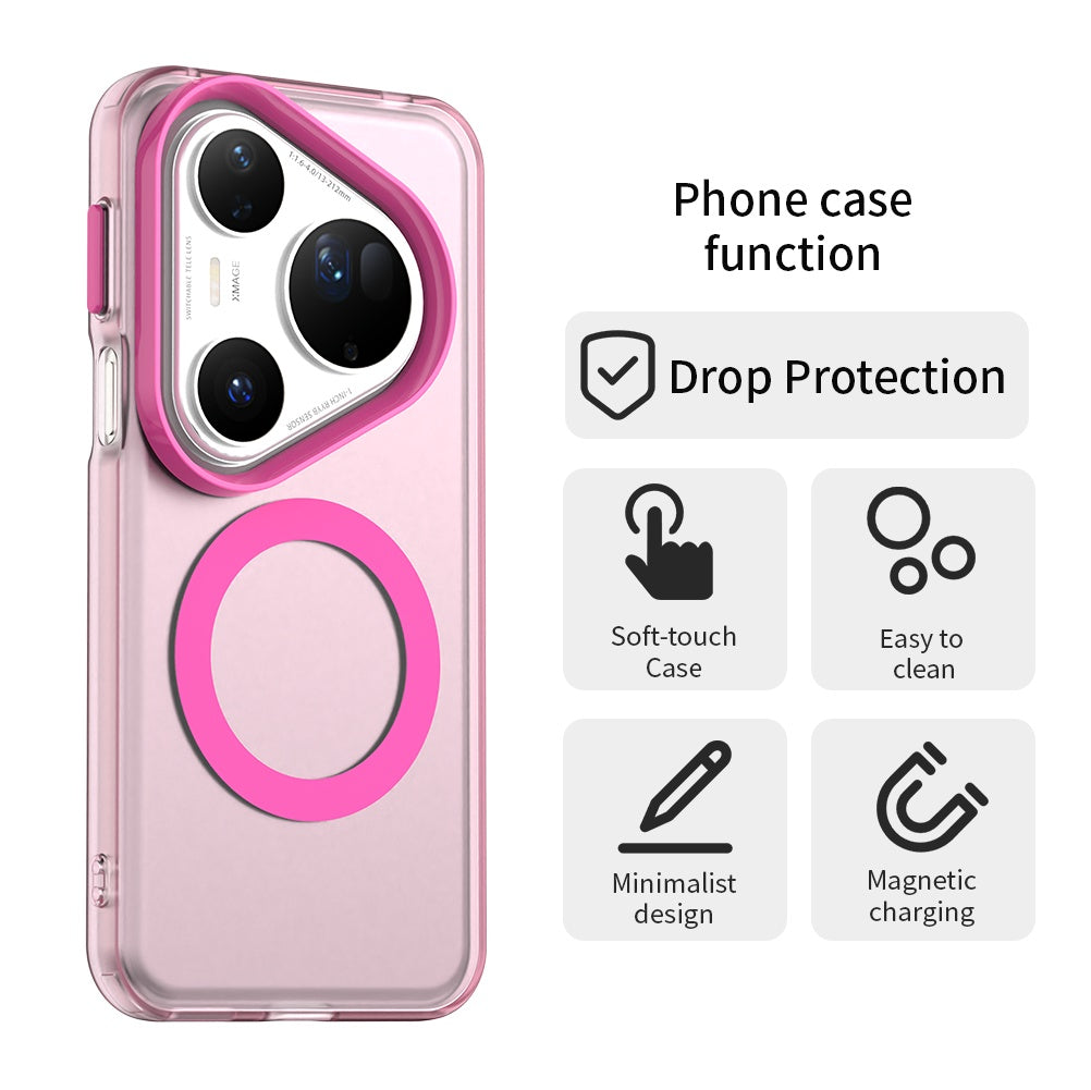 MagSafe futrola za Huawei Pura 80 Ultra, Techsuit, CandyCase, Roze