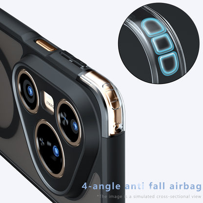 MagSafe futrola za Huawei Pura 80 Ultra, Techsuit, PureFrost, Crna Satenska
