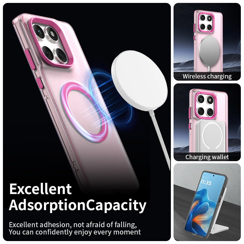 MagSafe futrola za Motorola Edge 60 Fusion / Edge 60, Techsuit, CandyCase, Roze