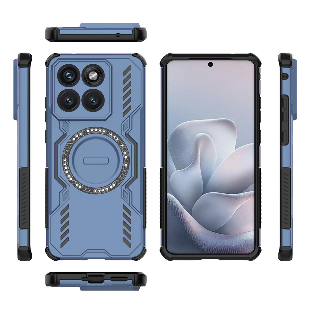 Futrola MagSafe za Motorola Edge 70 Fusion, Techsuit, ArmorMag, Plava
