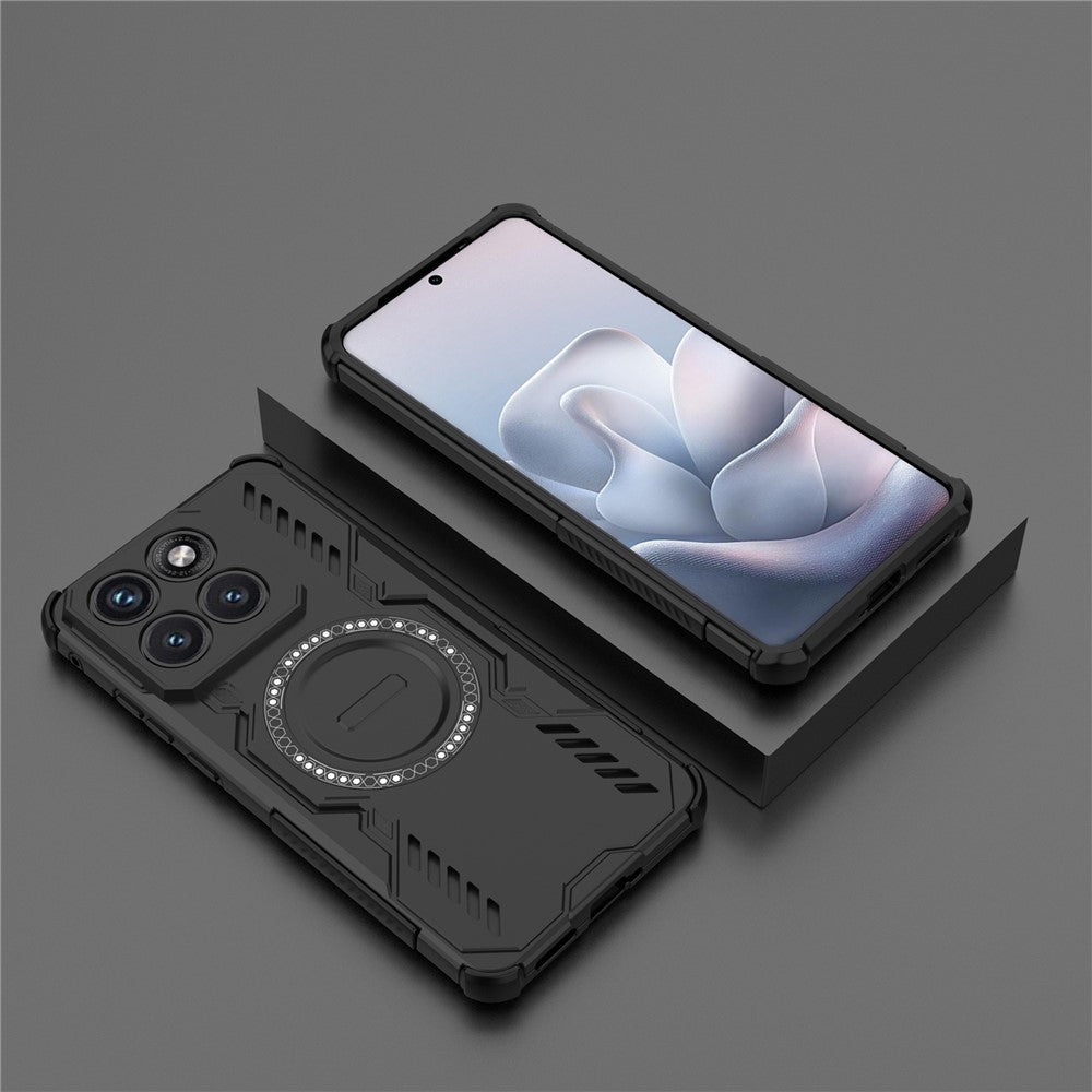 Futrola MagSafe za Motorola Edge 70 Fusion, Techsuit, ArmorMag, Crna