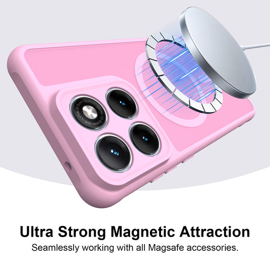 MagSafe futrola za Motorola Edge 70 Fusion, Techsuit, HaloFrost II, Roze