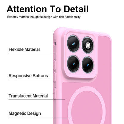 MagSafe futrola za Motorola Edge 70 Fusion, Techsuit, HaloFrost II, Roze