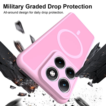 MagSafe futrola za Motorola Edge 70 Fusion, Techsuit, HaloFrost II, Roze