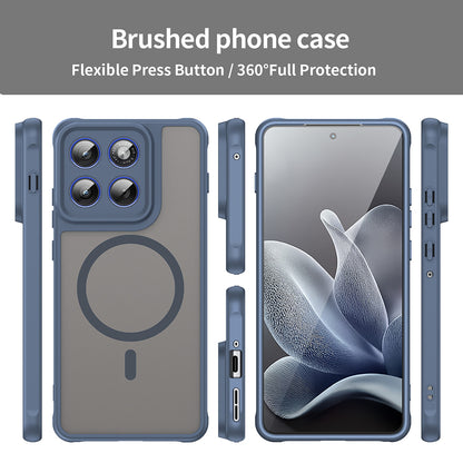 Futrola MagSafe za Motorola Edge 70, Techsuit, HaloFrost II, Tamnoplava