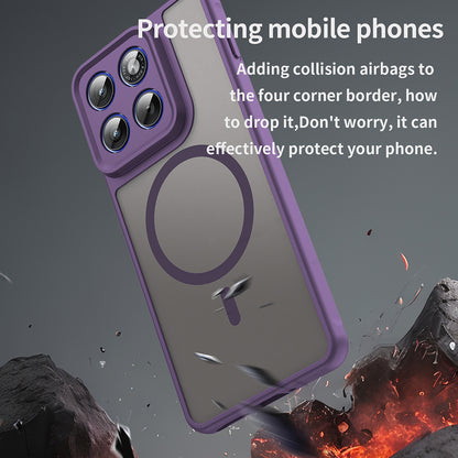 Futrola MagSafe za Motorola Edge 70, Techsuit, HaloFrost II, Ljubičasta