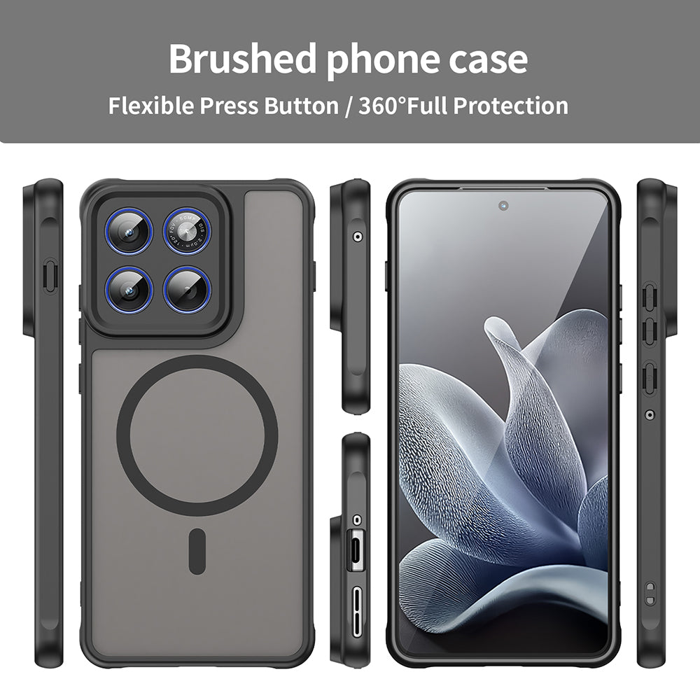 Futrola MagSafe za Motorola Edge 70, Techsuit, HaloFrost II, Crna