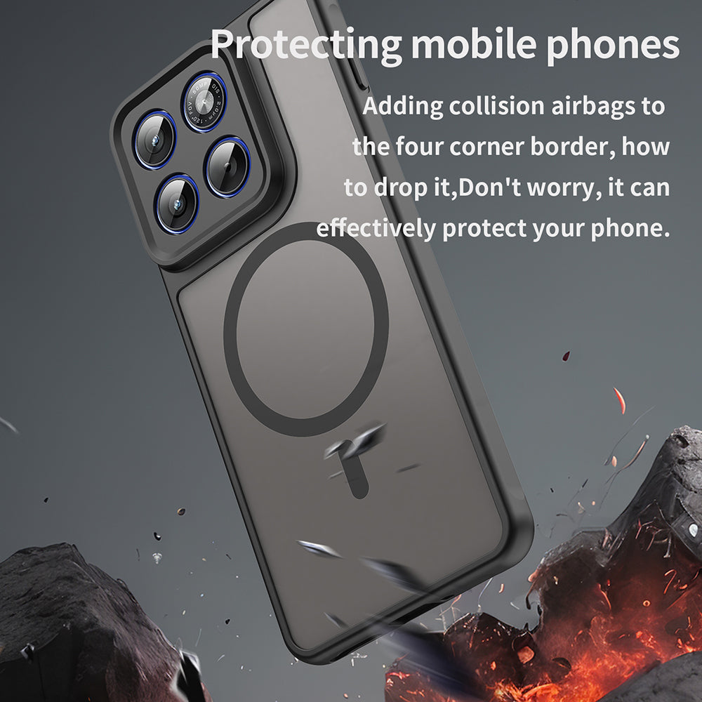 Futrola MagSafe za Motorola Edge 70, Techsuit, HaloFrost II, Crna