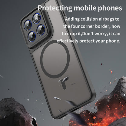 Futrola MagSafe za Motorola Edge 70, Techsuit, HaloFrost II, Crna