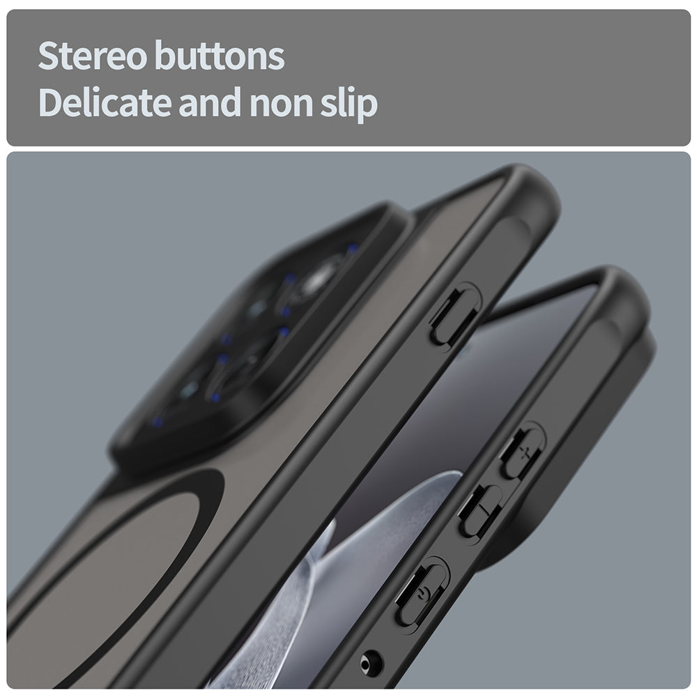 Futrola MagSafe za Motorola Edge 70, Techsuit, HaloFrost II, Crna