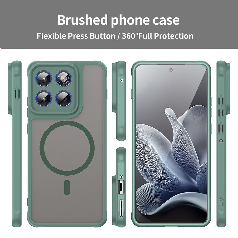 Futrola MagSafe za Motorola Edge 70, Techsuit, HaloFrost II, Zelena