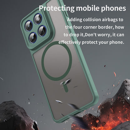 Futrola MagSafe za Motorola Edge 70, Techsuit, HaloFrost II, Zelena