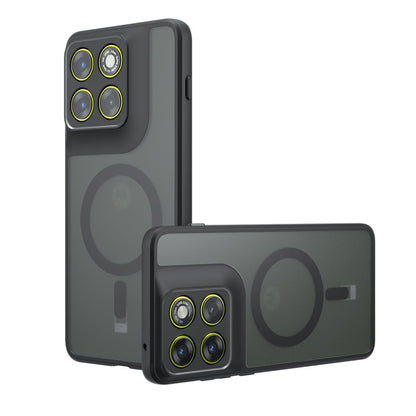 Futrola MagSafe za Motorola Edge 70, Techsuit, PureFrost, Satin Crna