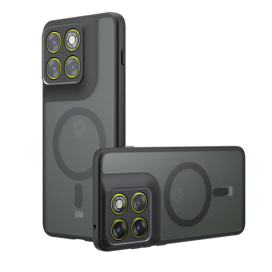 Futrola MagSafe za Motorola Edge 70, Techsuit, PureFrost, Satin Crna