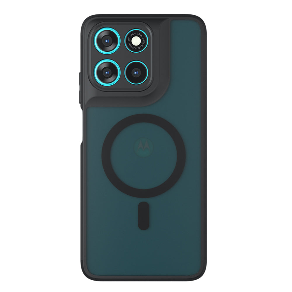 Futrola MagSafe za Motorola Moto G77 / G67, Techsuit, PureFrost, Satin Crna