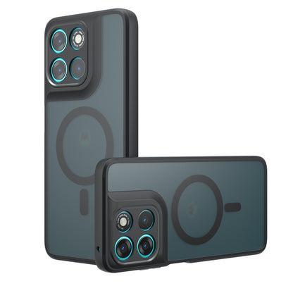 Futrola MagSafe za Motorola Moto G77 / G67, Techsuit, PureFrost, Satin Crna