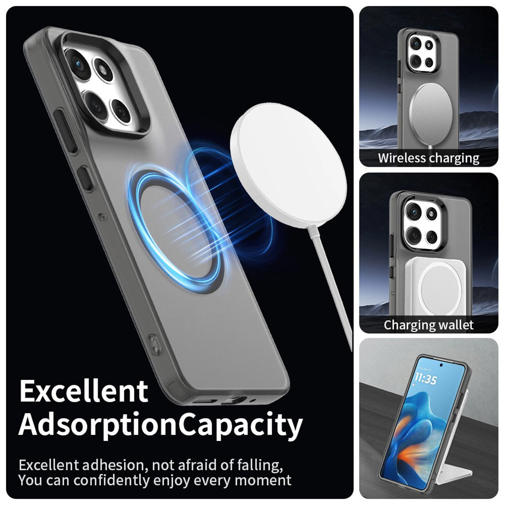 Futrola MagSafe za Motorola Moto G86, Techsuit, CandyCase, Crna