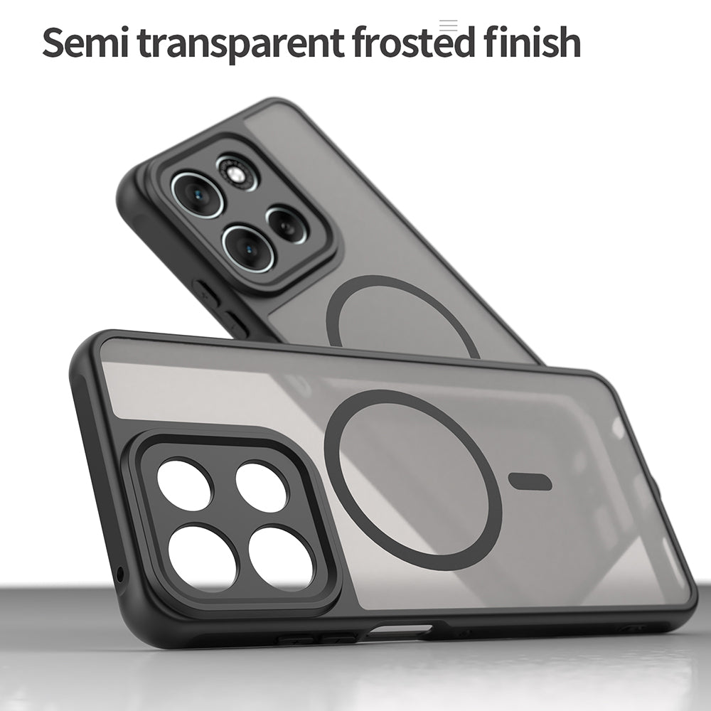 MagSafe futrola za Motorola Moto G86, Techsuit, HaloFrost II, Crna