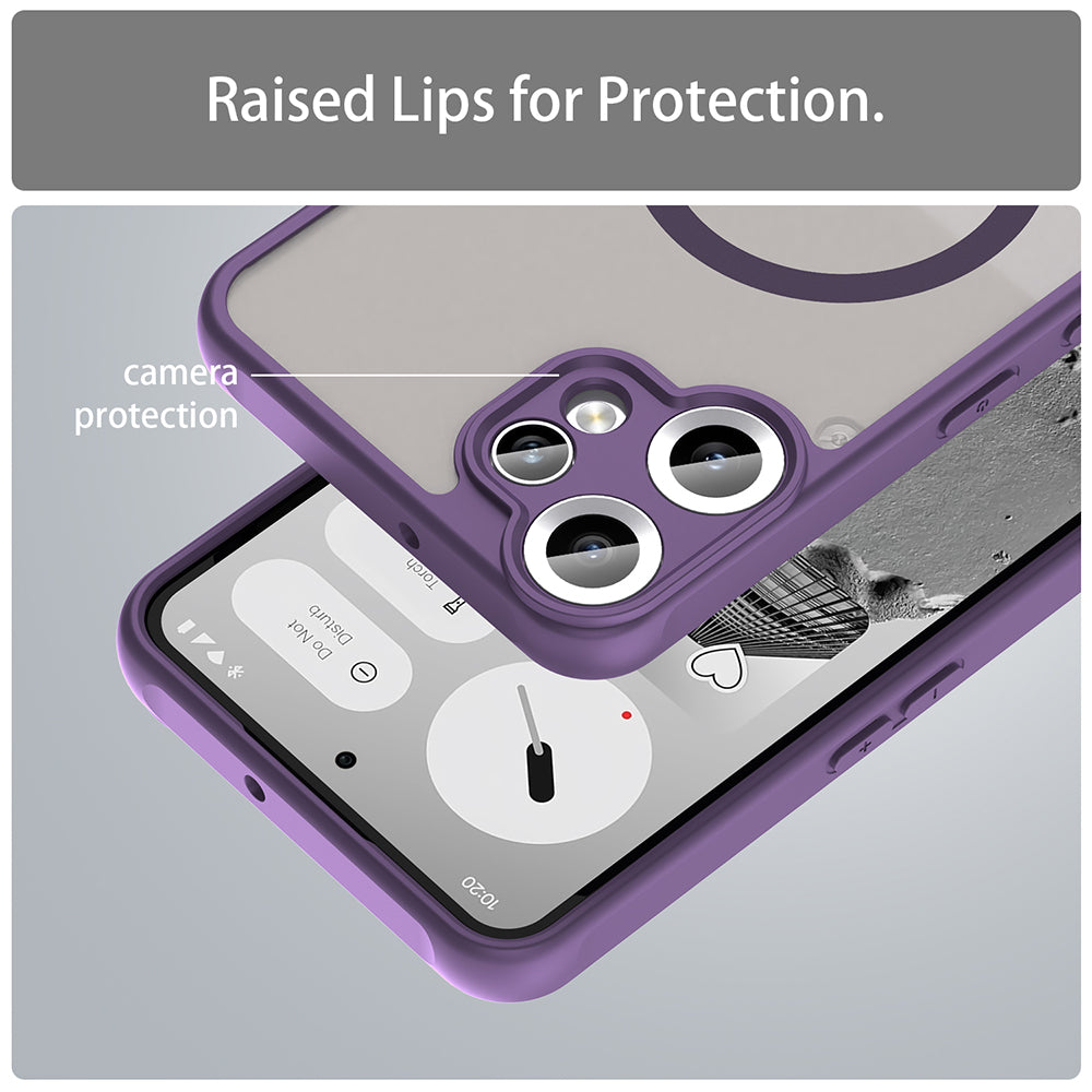 MagSafe futrola za Nothing CMF Phone 2 Pro, Techsuit, HaloFrost II, Ljubičasta