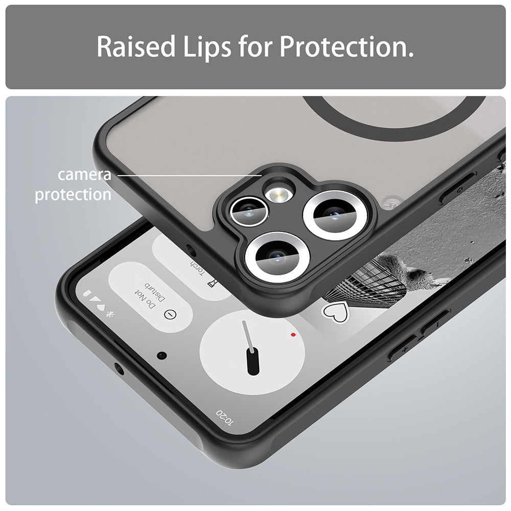 MagSafe futrola za Nothing CMF Phone 2 Pro, Techsuit, HaloFrost II, Crna