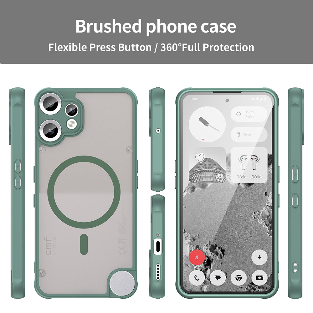 MagSafe futrola za Nothing CMF Phone 2 Pro, Techsuit, HaloFrost II, Zelena