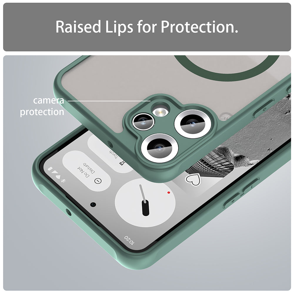 MagSafe futrola za Nothing CMF Phone 2 Pro, Techsuit, HaloFrost II, Zelena