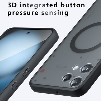 Futrola MagSafe za Nothing Phone (3a) Lite, Techsuit, PureFrost, Satin Crna