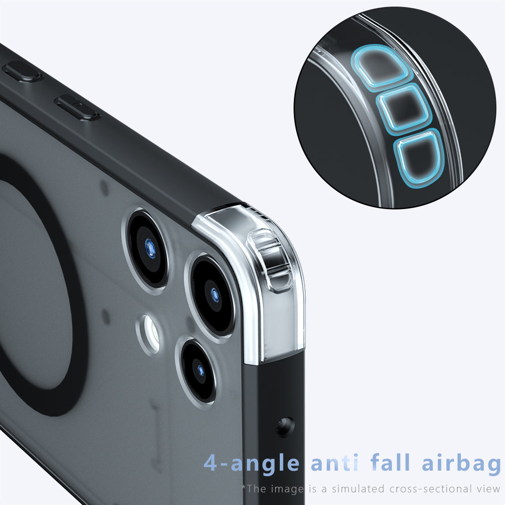 Futrola MagSafe za Nothing Phone (3a) Lite, Techsuit, PureFrost, Satin Crna