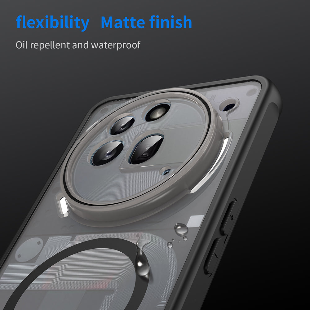MagSafe futrola za Nothing Phone (3a) Pro, Techsuit, HaloFrost II, Crna