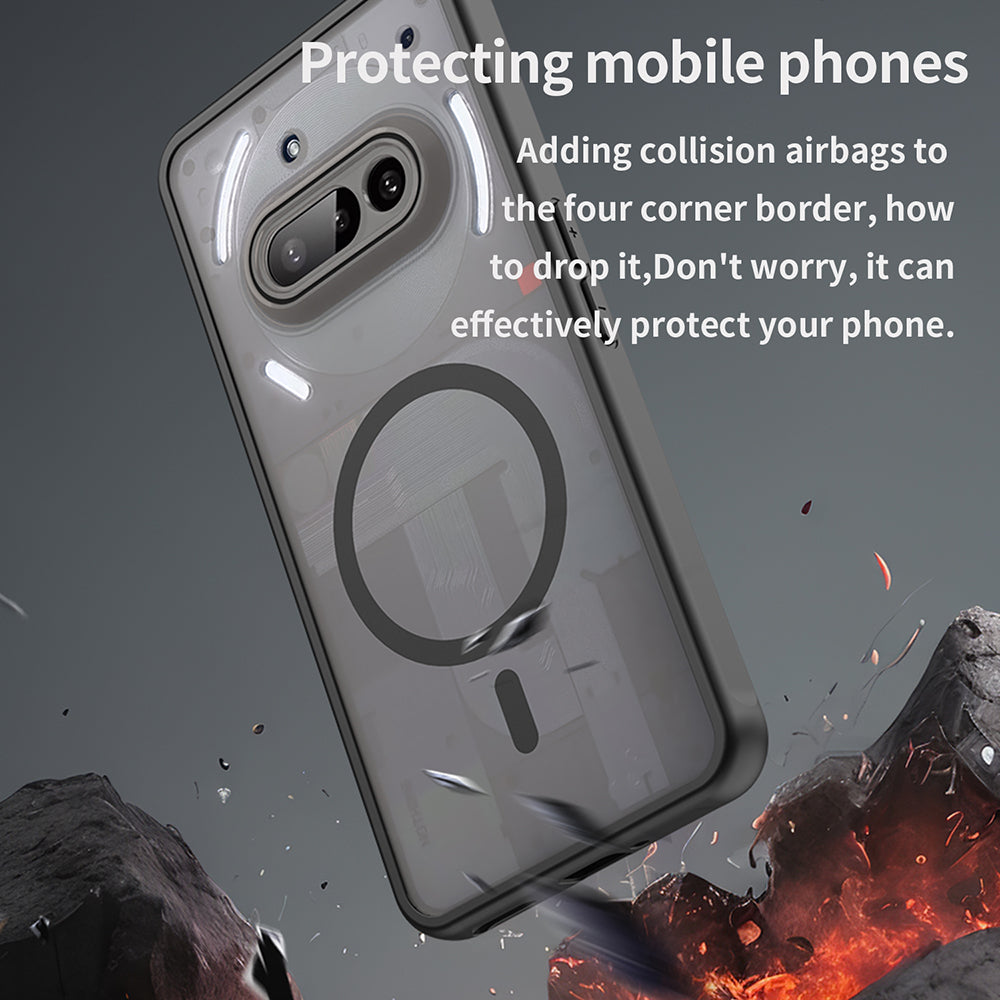 MagSafe futrola za Nothing Phone (3a), Techsuit, HaloFrost II, Crna