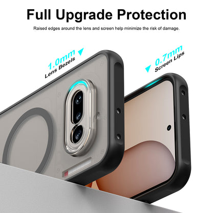 Futrola MagSafe za Nothing Phone (4a) Pro, Techsuit, HaloFrost II, Crna