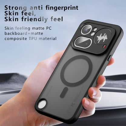 MagSafe futrola za Nothing Phone (4a) Pro, Techsuit, PureFrost, Crna Satenska