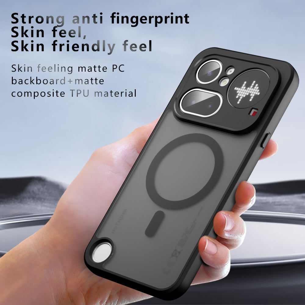 MagSafe futrola za Nothing Phone (4a), Techsuit, PureFrost, Crna Satenska