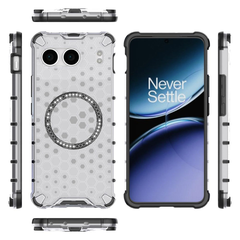MagSafe futrola za OnePlus Nord 4, Techsuit, HoneyComb Shield, Bela