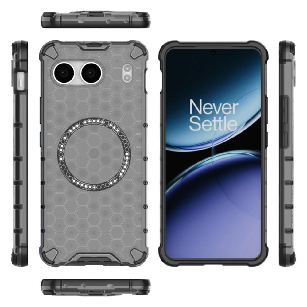 MagSafe futrola za OnePlus Nord 4, Techsuit, HoneyComb Shield, Crna