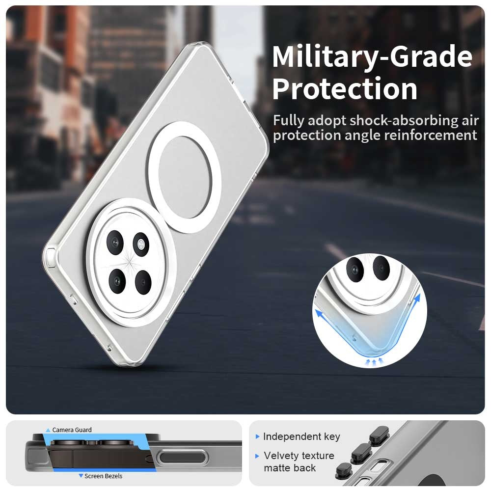 MagSafe futrola za Oppo A3 4G / A3 5G, Techsuit, CandyCase, Bela