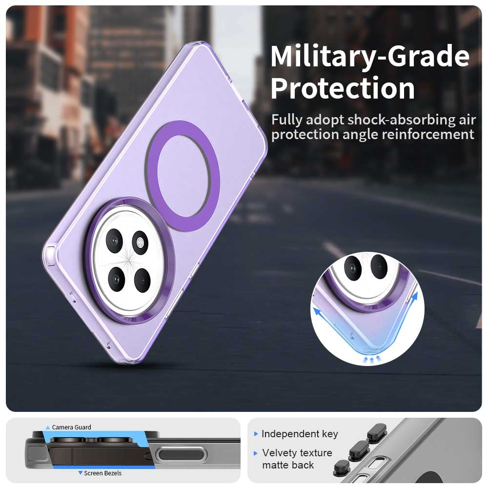 MagSafe futrola za Oppo A3 4G / A3 5G, Techsuit, CandyCase, Ljubičasta
