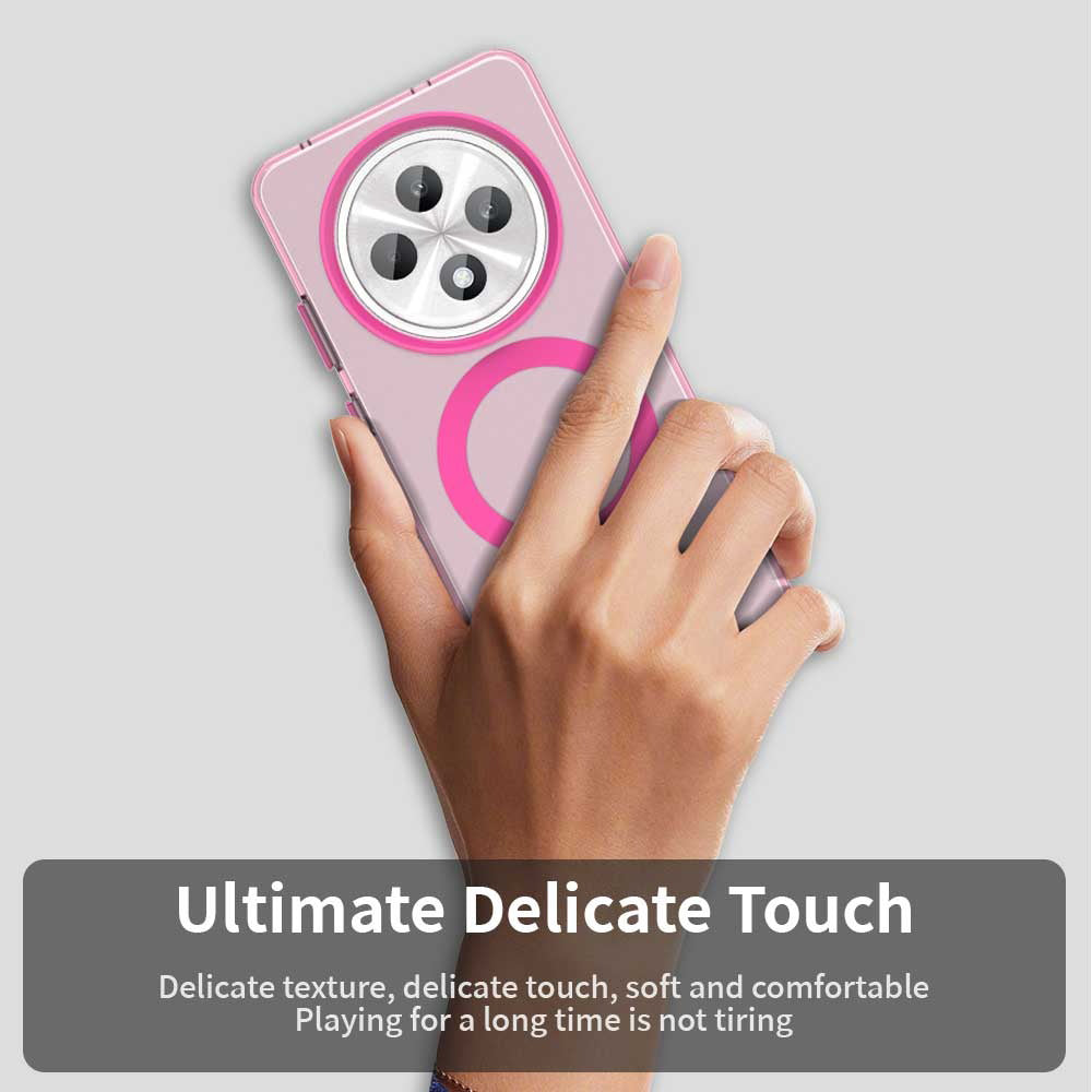 MagSafe futrola za Oppo A3 4G / A3 5G, Techsuit, CandyCase, Roze