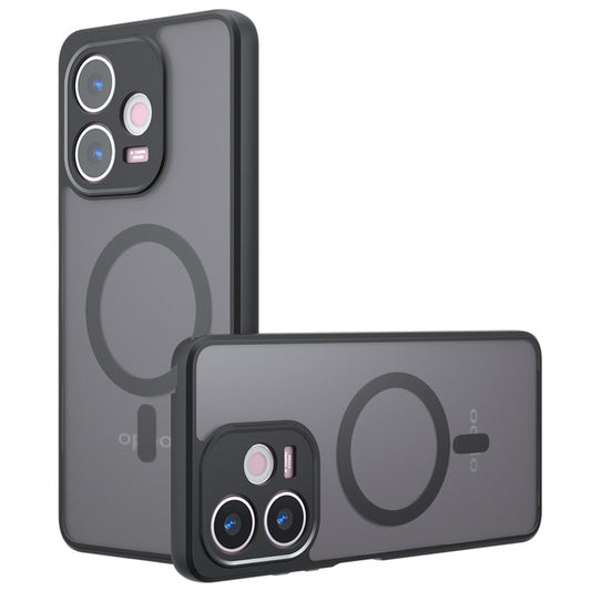 MagSafe futrola za Oppo A5 Pro 4G / A5 Pro, Techsuit, PureFrost, Crna