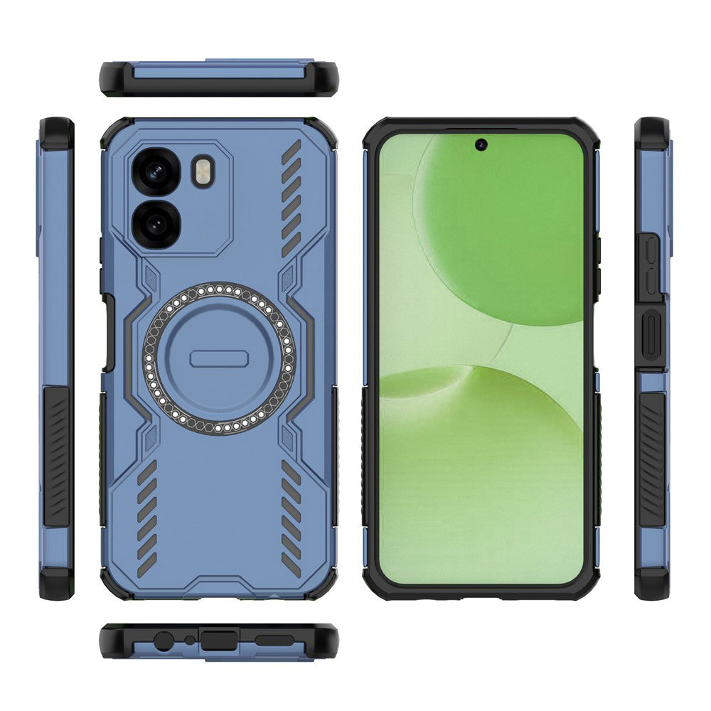 Futrola MagSafe za Oppo A6 4G, Techsuit, ArmorMag, Plava