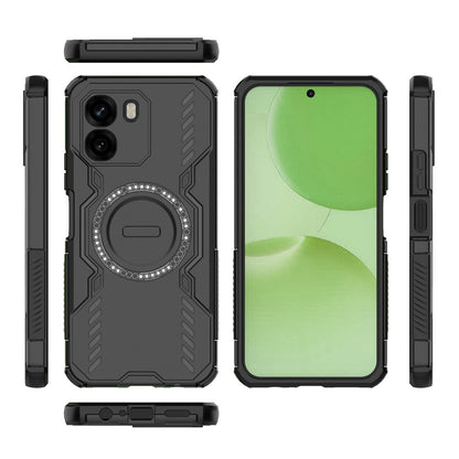 Futrola MagSafe za Oppo A6 4G, Techsuit, ArmorMag, Crna