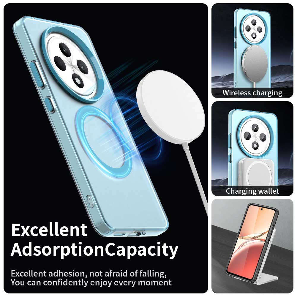 MagSafe futrola za Oppo Reno12 FS 5G / Reno12 FS 4G / Reno12 F 4G / Reno12 F, Techsuit, CandyCase, Plava